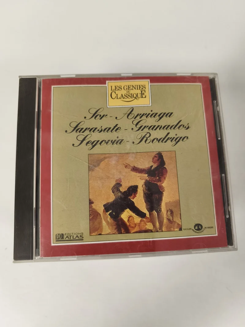 CD Les Génies du Classique Sor Arriaga Sarasate Granados Segovia Rodrigo Atlas