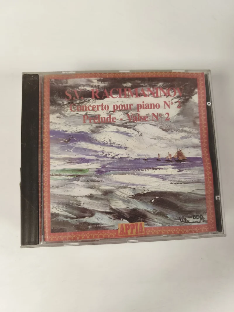 CD Rachmaninov Concerto pour piano n°2 Prélude Valse n°2 pochette illustrée
