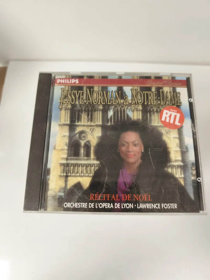 CD Jessye Norman à Notre-Dame Récital de Noël Opéra de Lyon Philips RTL