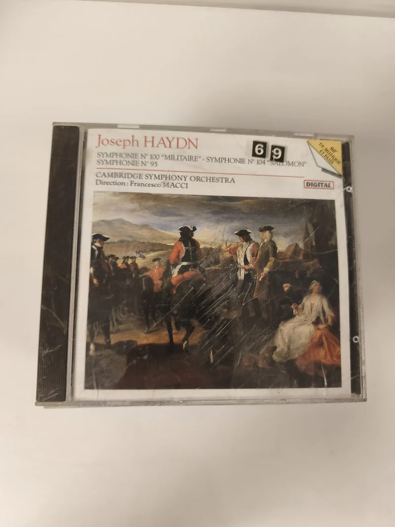 CD Joseph Haydn Symphonies 100 104 95 Cambridge Symphony Orchestra Macci