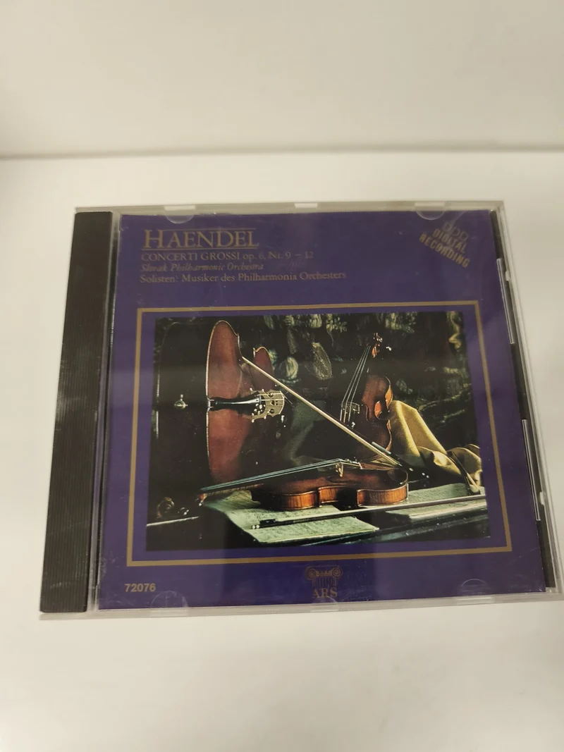 Haendel Concerti Grossi CD Slovak Philharmonic Orchestre musique classique