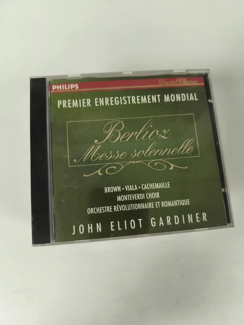 CD Berlioz Messe solennelle Philips John Eliot Gardiner Orchestre Révolutionnair