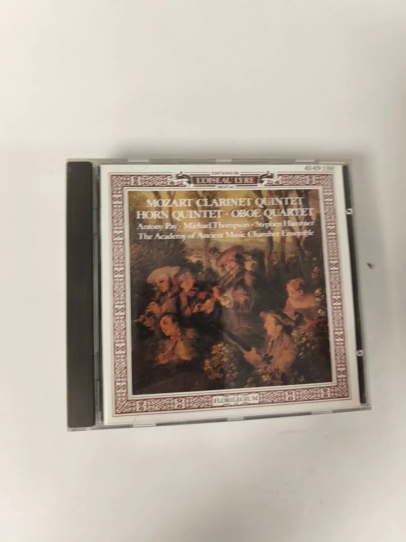 CD Mozart Quintettes Clarinet Horn Oboe L'Oiseau-Lyre Musique Classique