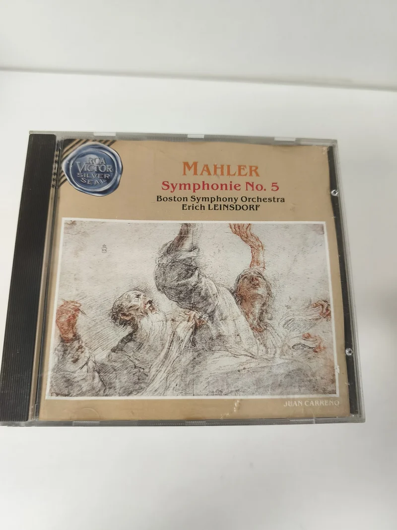 CD Mahler Symphonie No. 5 Boston Symphony Orchestra Erich Leinsdorf RCA