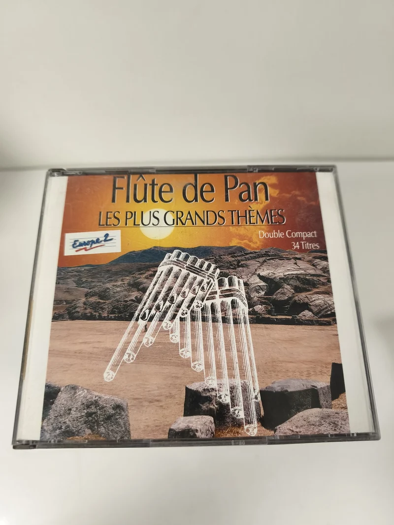CD Flûte de Pan Les Plus Grands Thèmes Double Album 34 Titres
