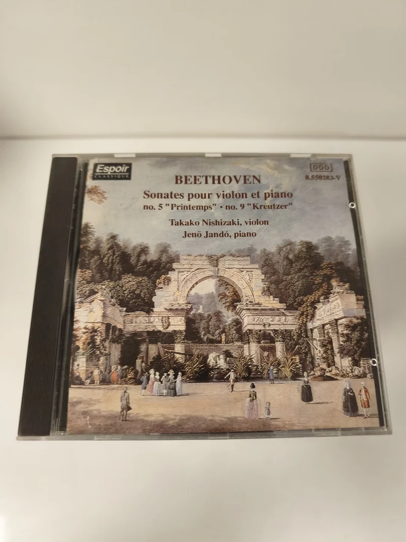 Beethoven Sonates violon piano CD Takako Nishizaki Jenö Jandó Espoir Classique