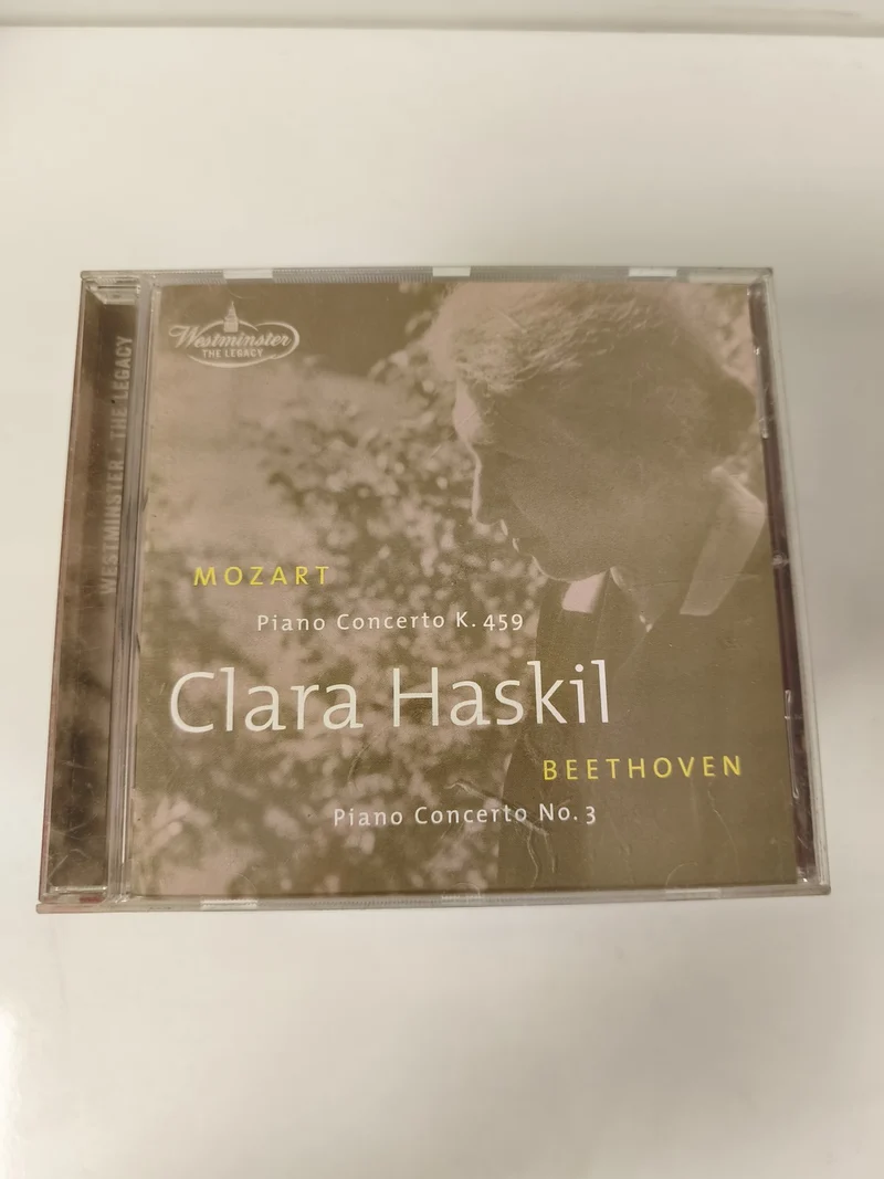 CD Clara Haskil Mozart Beethoven Concertos Piano Westminster Legacy
