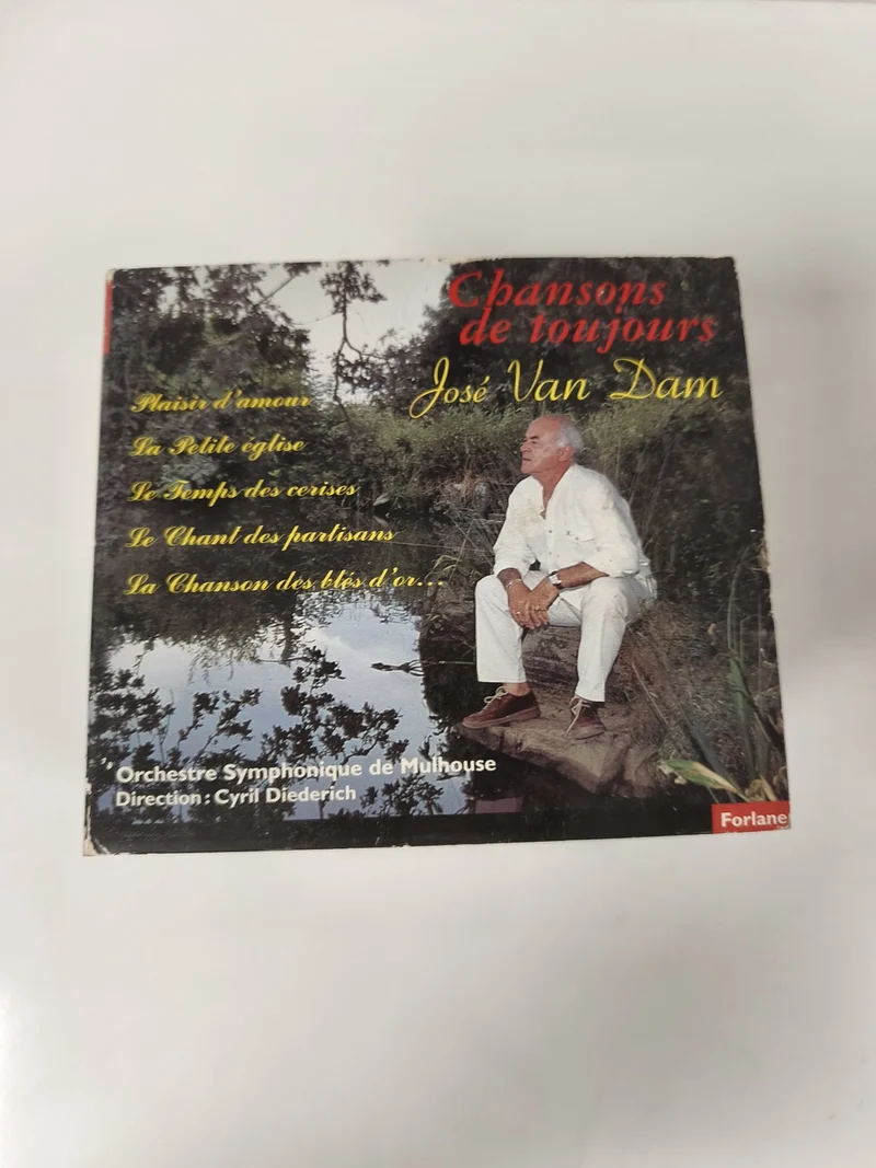 CD José Van Dam Chansons de toujours Orchestre Mulhouse Forlane