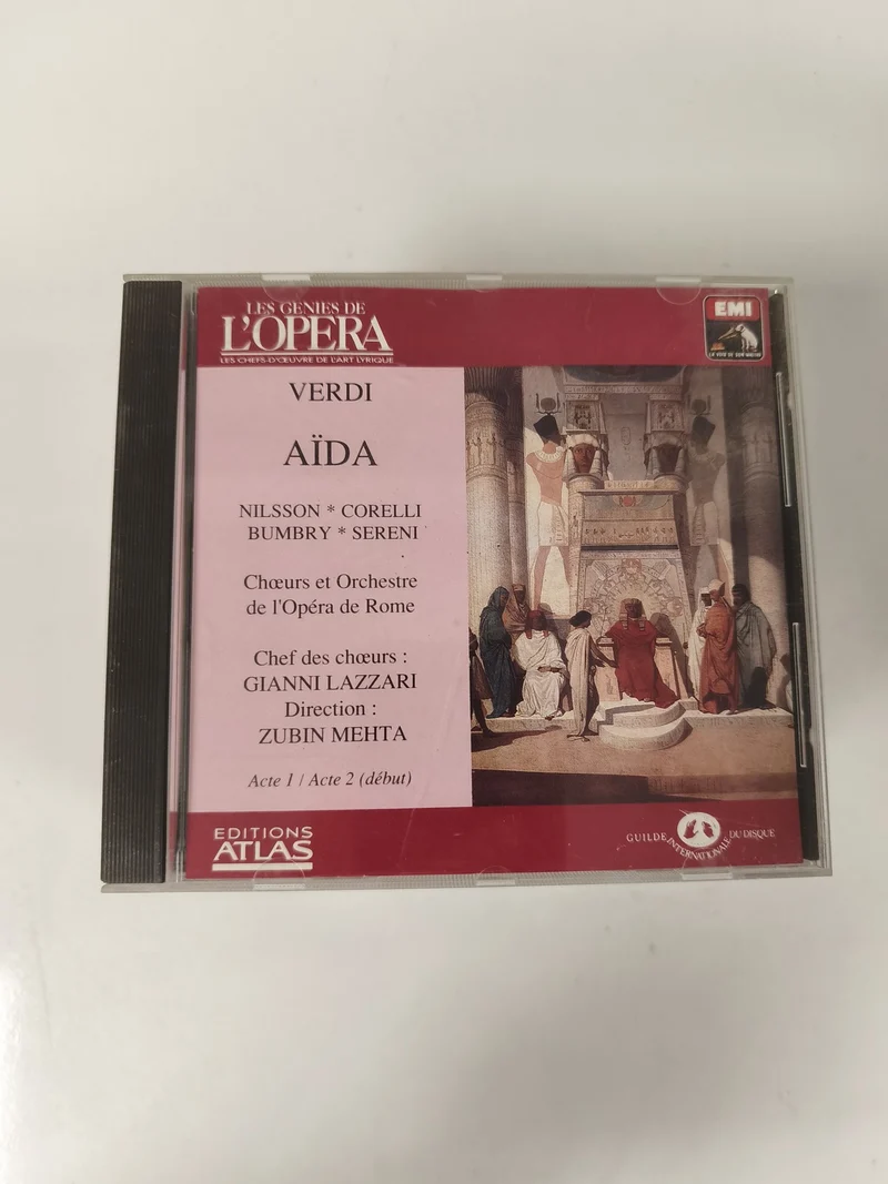 CD Verdi Aïda Les Génies de l'Opéra Ch?urs Opéra de Rome Zubin Mehta
