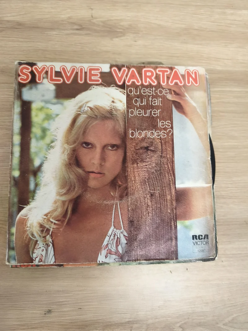 Vinyle 45T Sylvie Vartan ? Qu'est-ce qui fait pleurer les blondes? pochette RCA