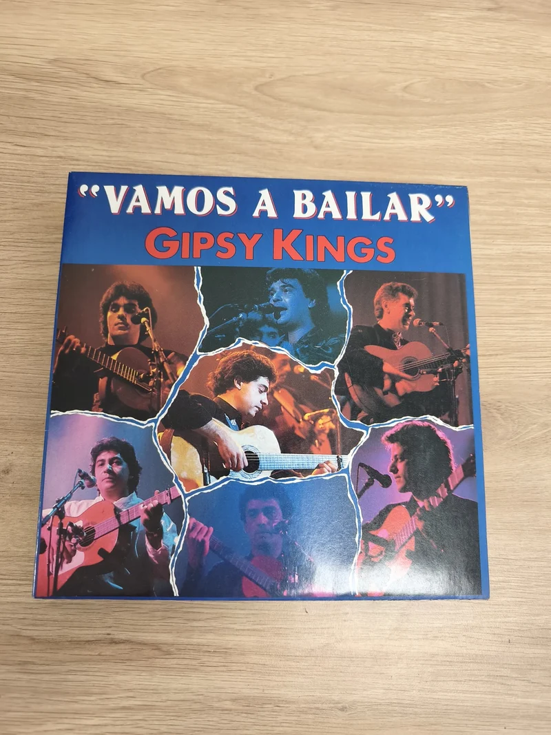 Vinyle 45 tours Gipsy Kings Vamos a Bailar pochette couleur guitare espagnole