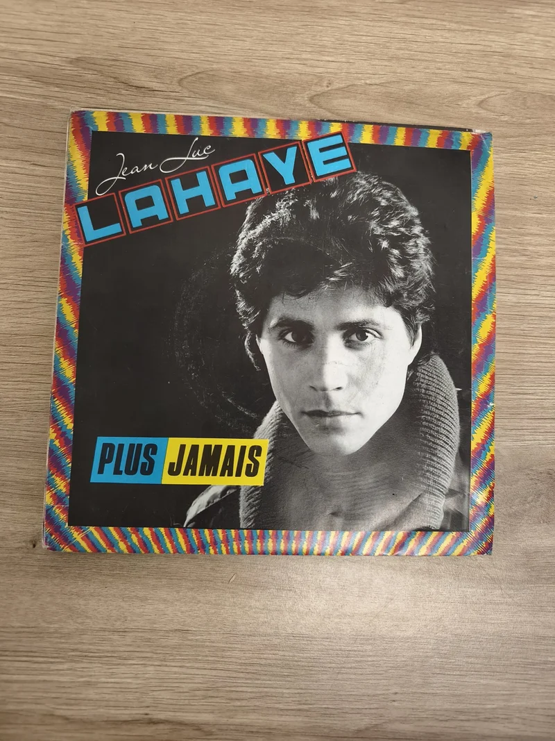 Vinyle 45 tours Jean-Luc Lahaye Plus Jamais pochette multicolore d'occasion
