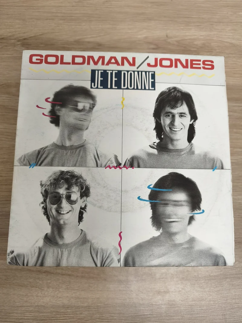 Vinyle 45 tours Goldman Jones Je Te Donne pochette originale état visuel correct