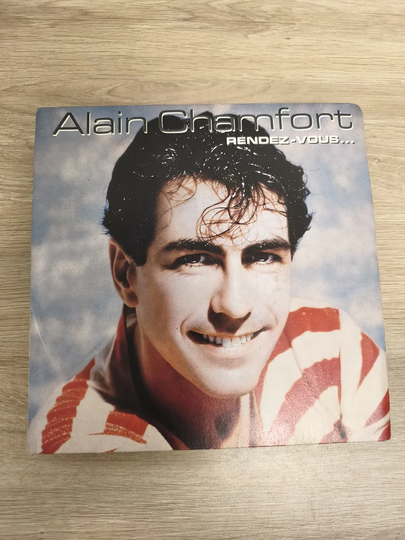 Vinyle 45 tours Alain Chamfort Rendez-Vous pochette couleur d'occasion