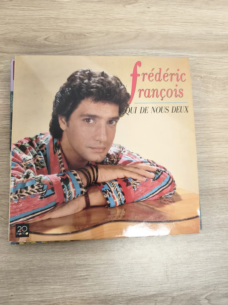 Vinyle 45 tours Frédéric François "Qui de nous deux" pochette couleur (Ref 3)