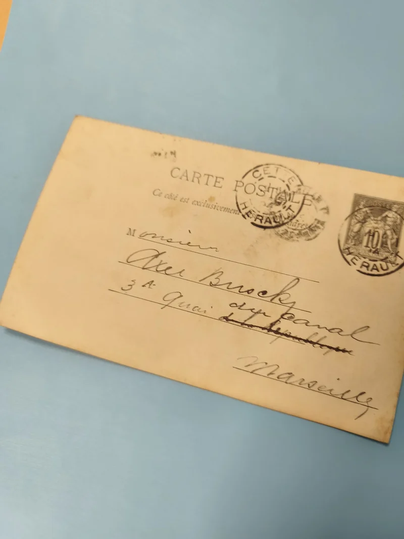 Ancienne enveloppe oblitérée XIXe philatélie collection timbre rare