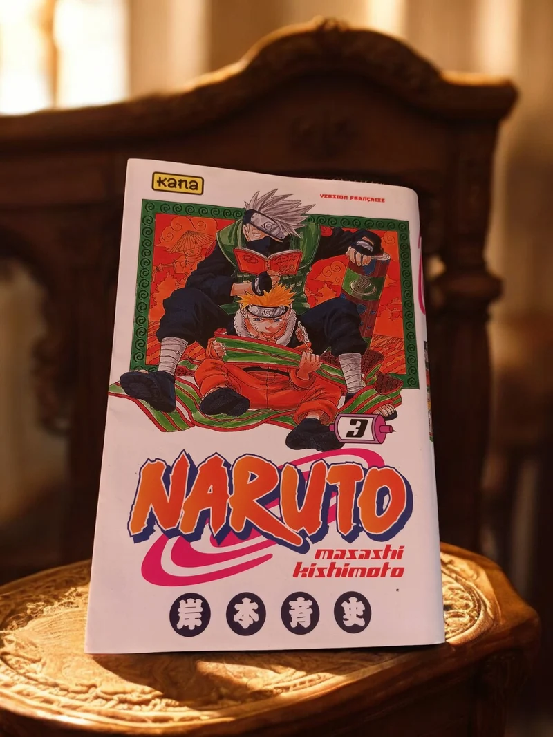 Manga Naruto Tome 3 édition française d'occasion ? Shonen vintage pour collectio