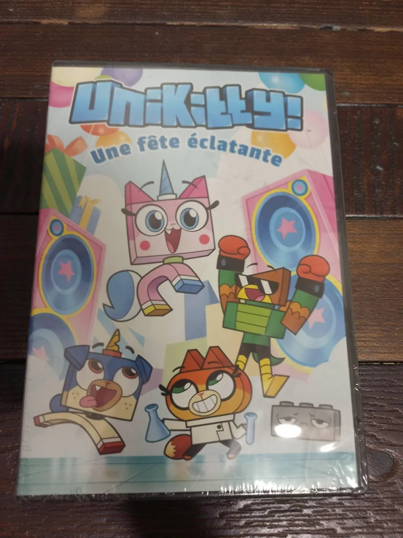 DVD neuf Unikitty - Une fête éclatante - Dessin animé enfant - Sous blister