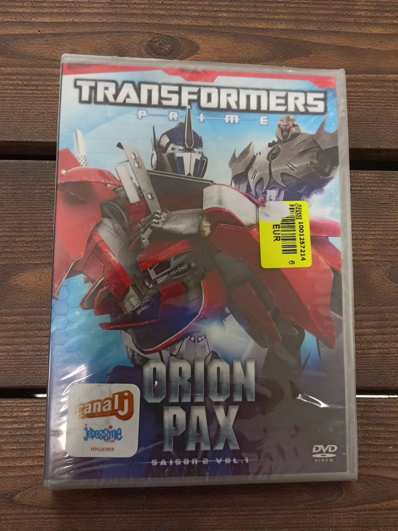 DVD Transformers Prime Orion Pax neuf sous blister série animée VF