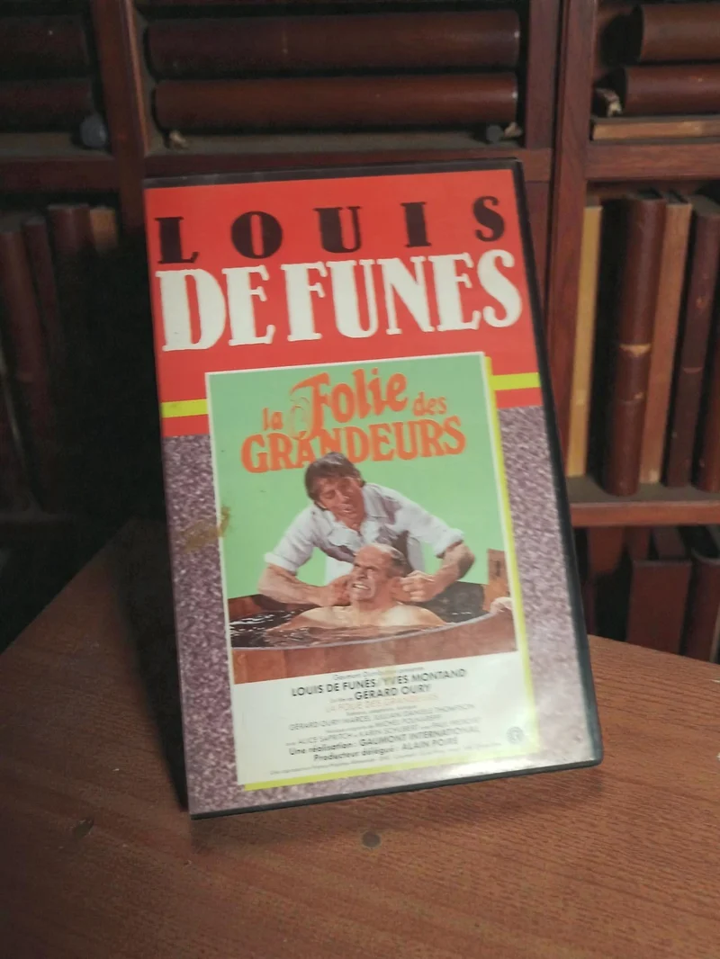 VHS Louis de Funès La Folie des Grandeurs rétro ancienne comédie film vintage