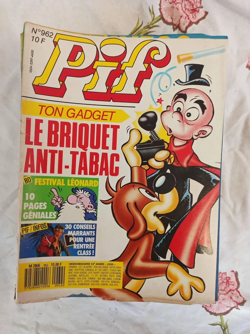 Magazine Pif vintage ancien rétro pour collectionneur état à restaurer rare