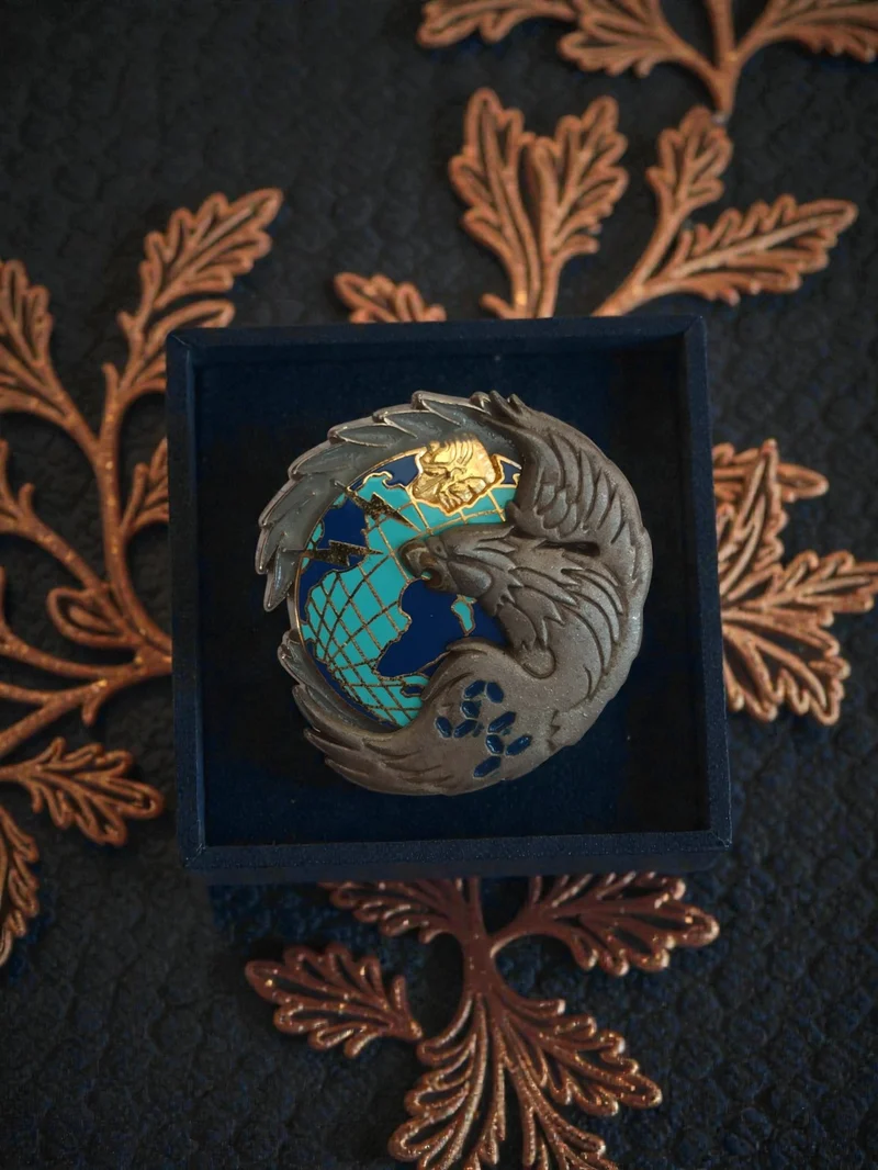 Vintage insigne militaire ancien 54e Régiment Transmissions collection armée fra