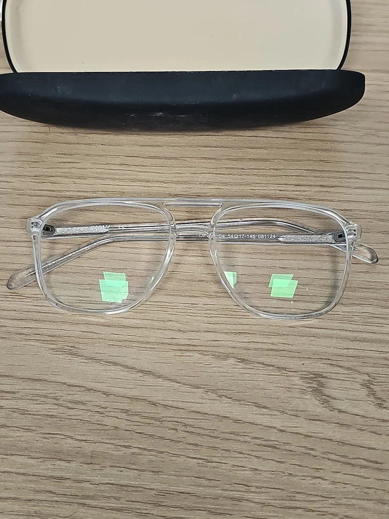 Lunettes de vue vintage OP292 monture transparente rétro années 80
