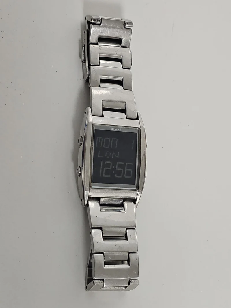 Montre homme rétro BPR Beams signée Beams, vintage, ancien modèle fonctionnel