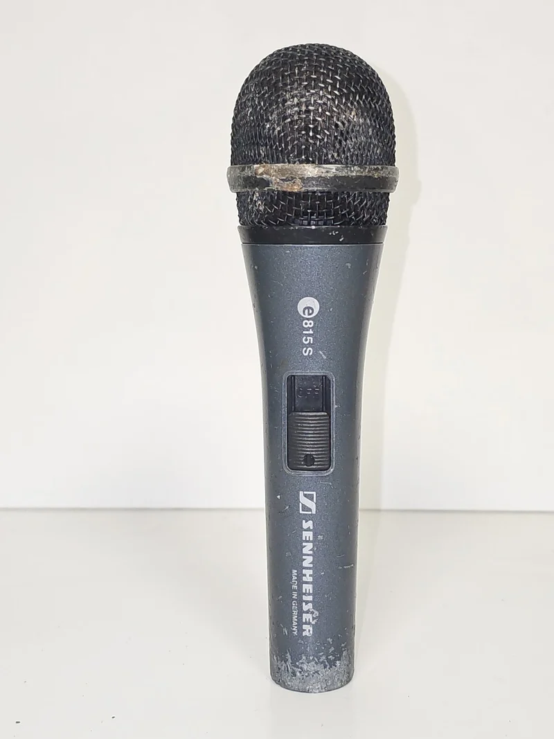 Micro vintage ancien Sennheiser e825 S rare, rétro collection audio occasion