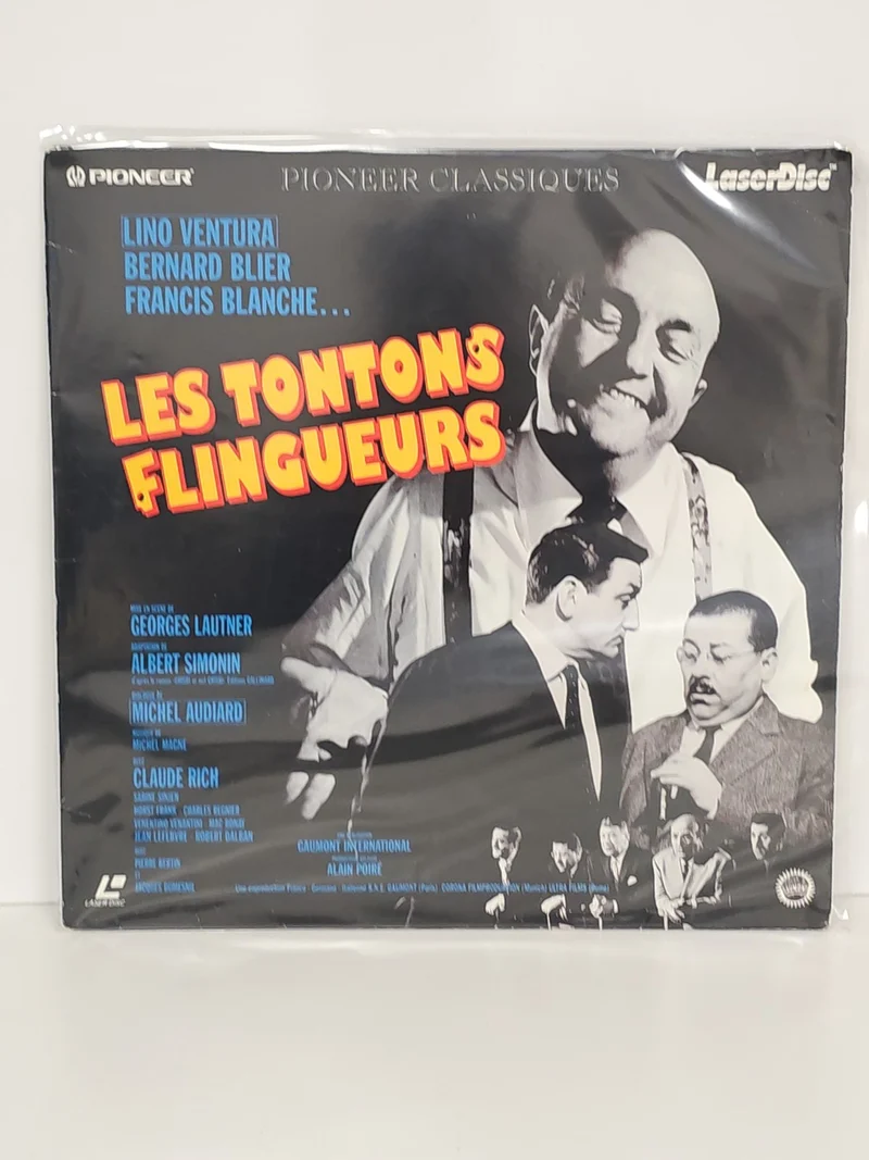 Laserdisc Les Tontons Flingueurs film français édition originale support vidéo