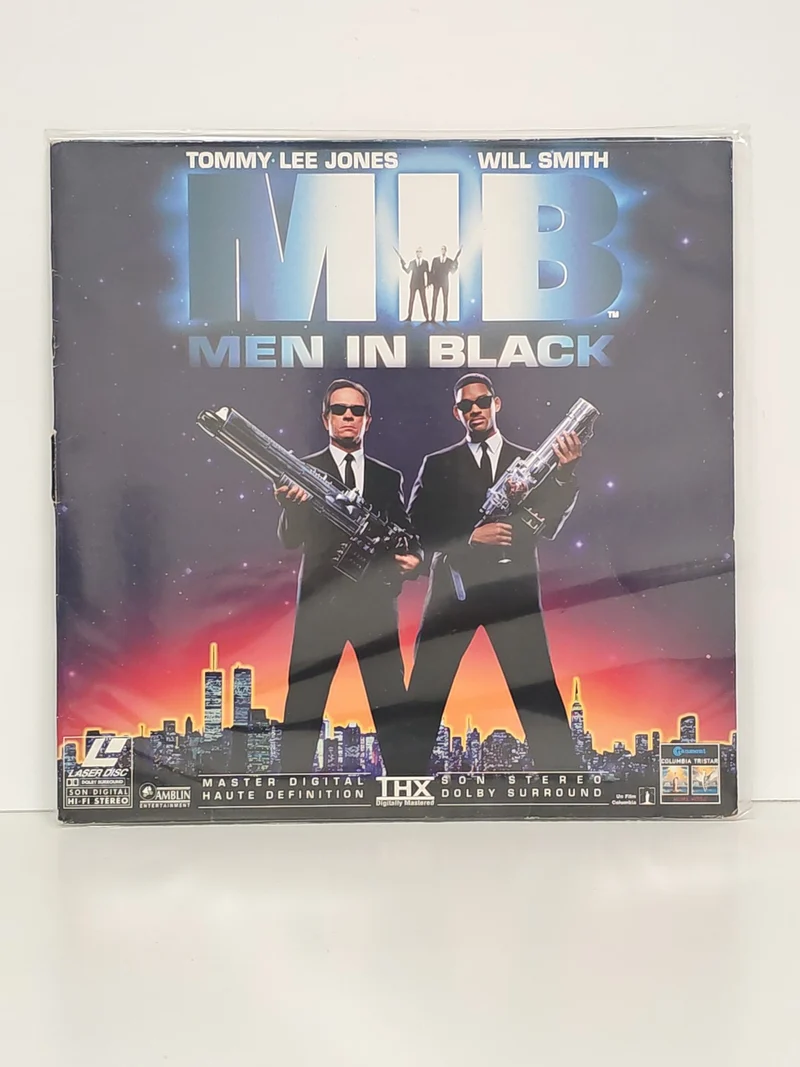 Laserdisc Men in Black film science-fiction avec Will Smith et Tommy Lee Jones