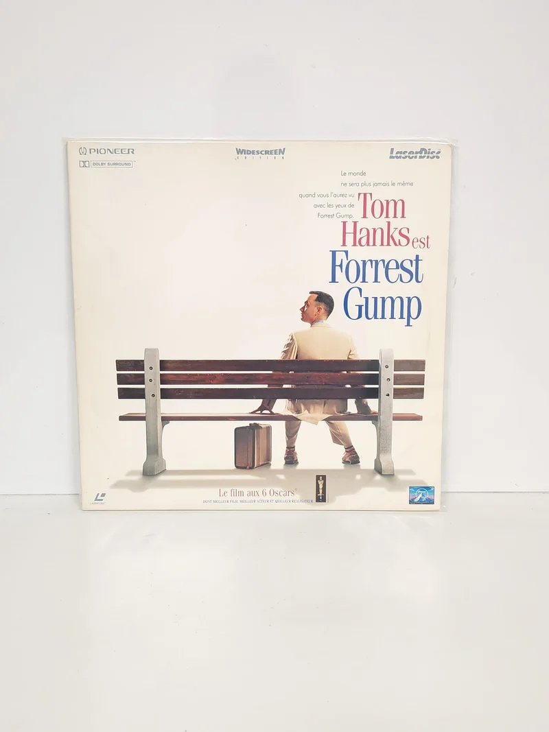 Laserdisc Forrest Gump film en anglais avec sous-titres, édition originale d'occ