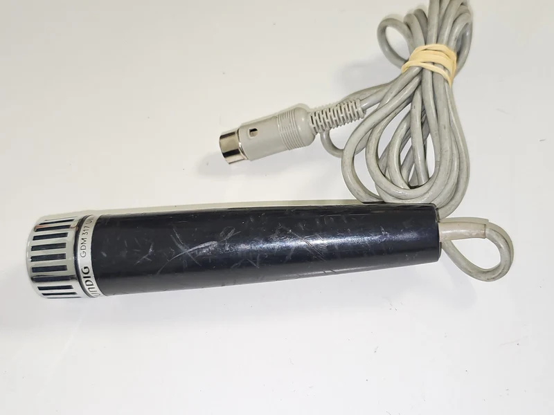 Microphone ancien Grundig GDM 317 vintage rétro rare collection audio allemand