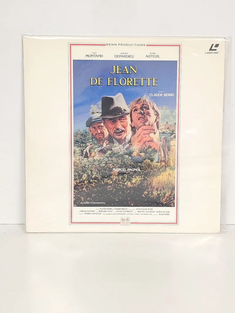 Laserdisc Jean de Florette Film Français Gérard Depardieu Cinéma Vidéo Occasion