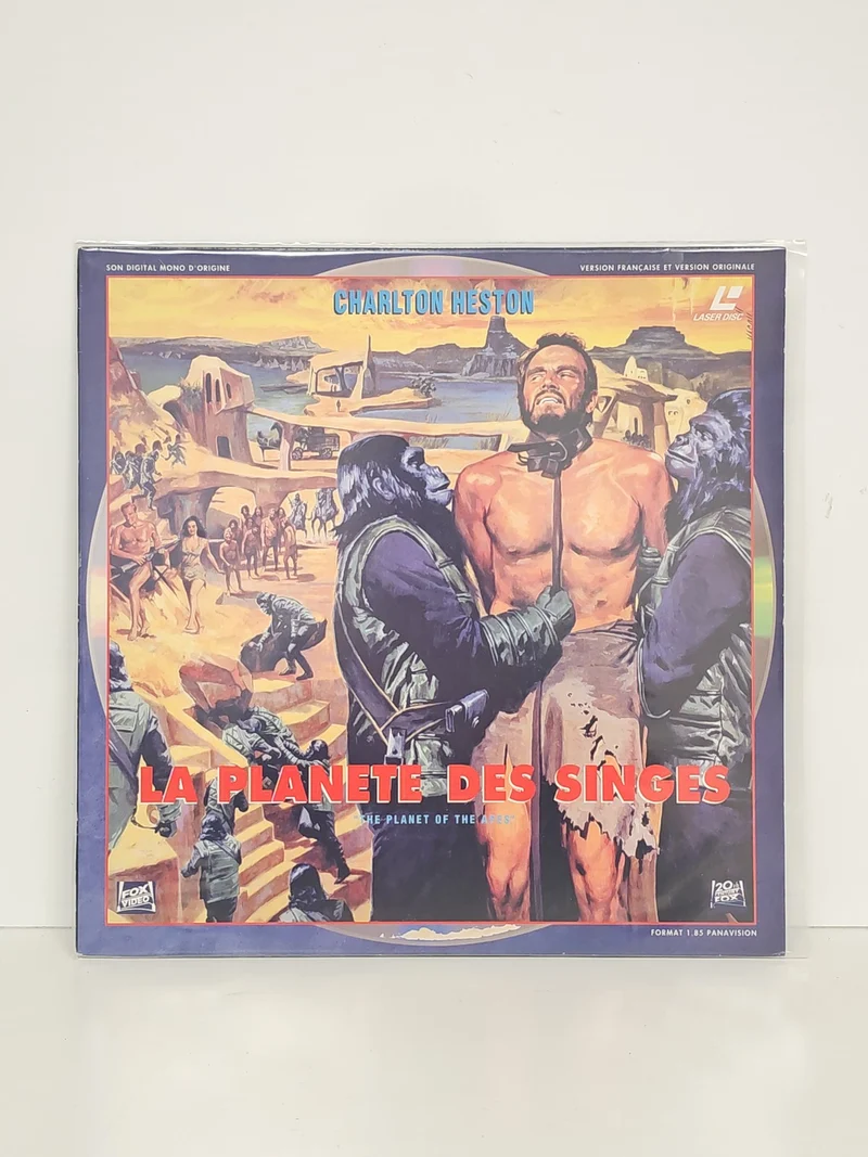 Laserdisc La Planète des Singes film science-fiction PAL version française