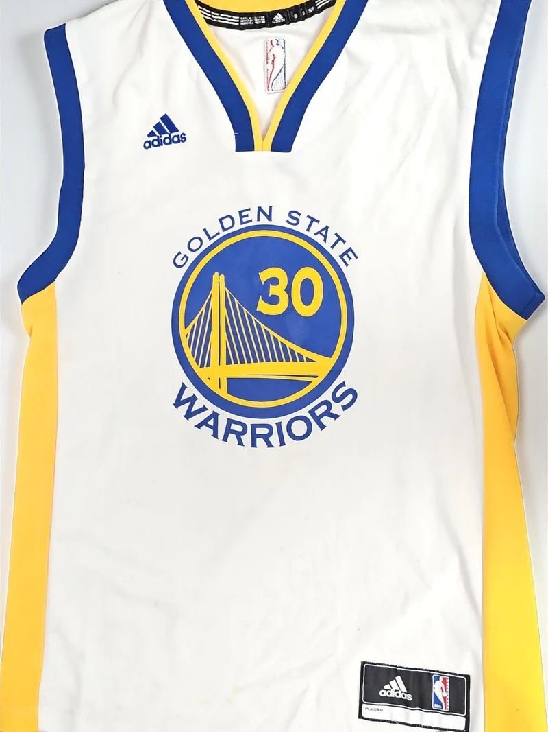 Maillot NBA Golden State Warriors Stephen Curry taille S Adidas officiel