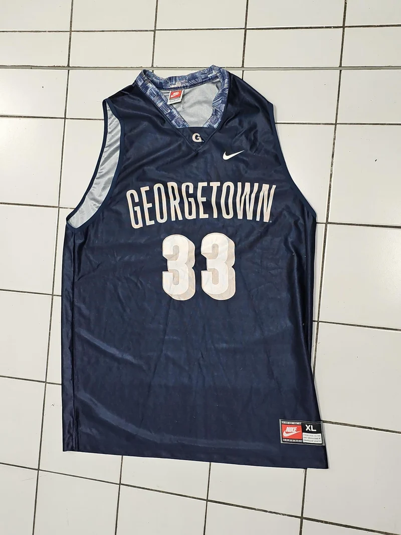Maillot basket rétro Nike Georgetown Hoyas années 90 n°33 XL ancien vintage