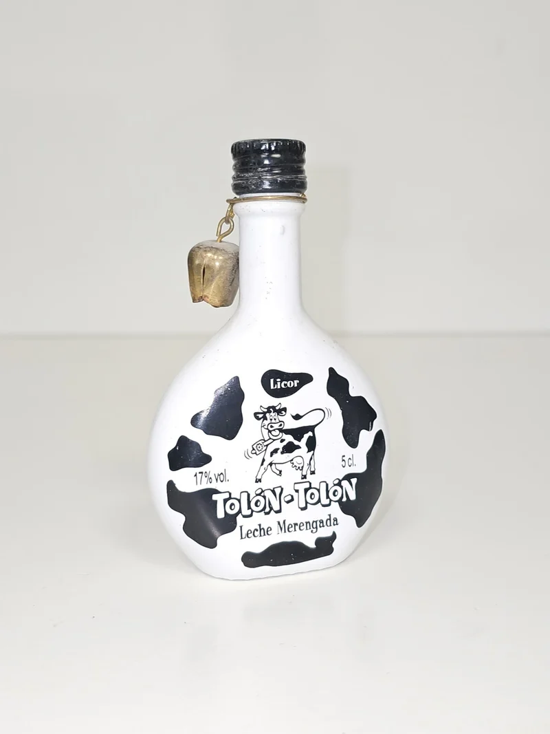 Mignonnette ancienne Tolon Tolon rétro, flacon miniature alcool collection vinta