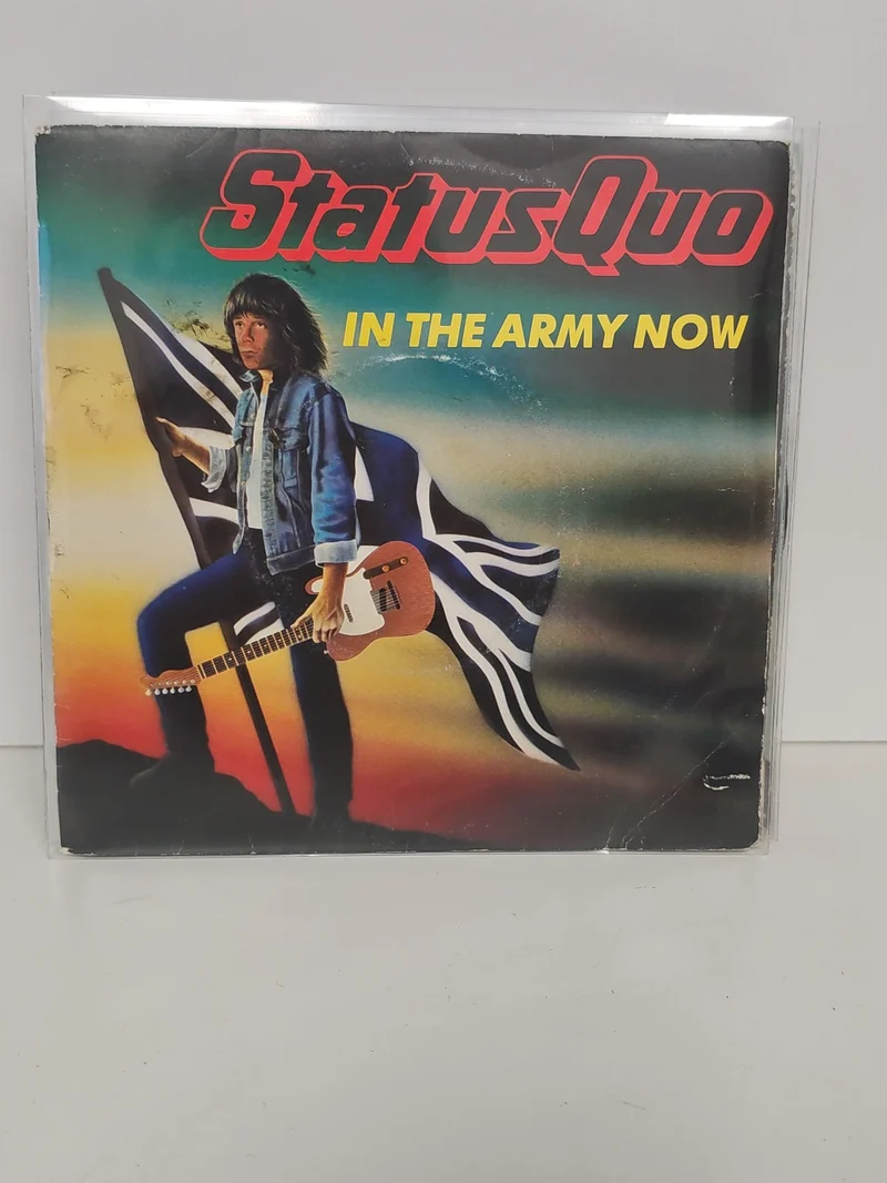 Vinyle 45 tours ancien Status Quo vintage rétro, très bon état collection