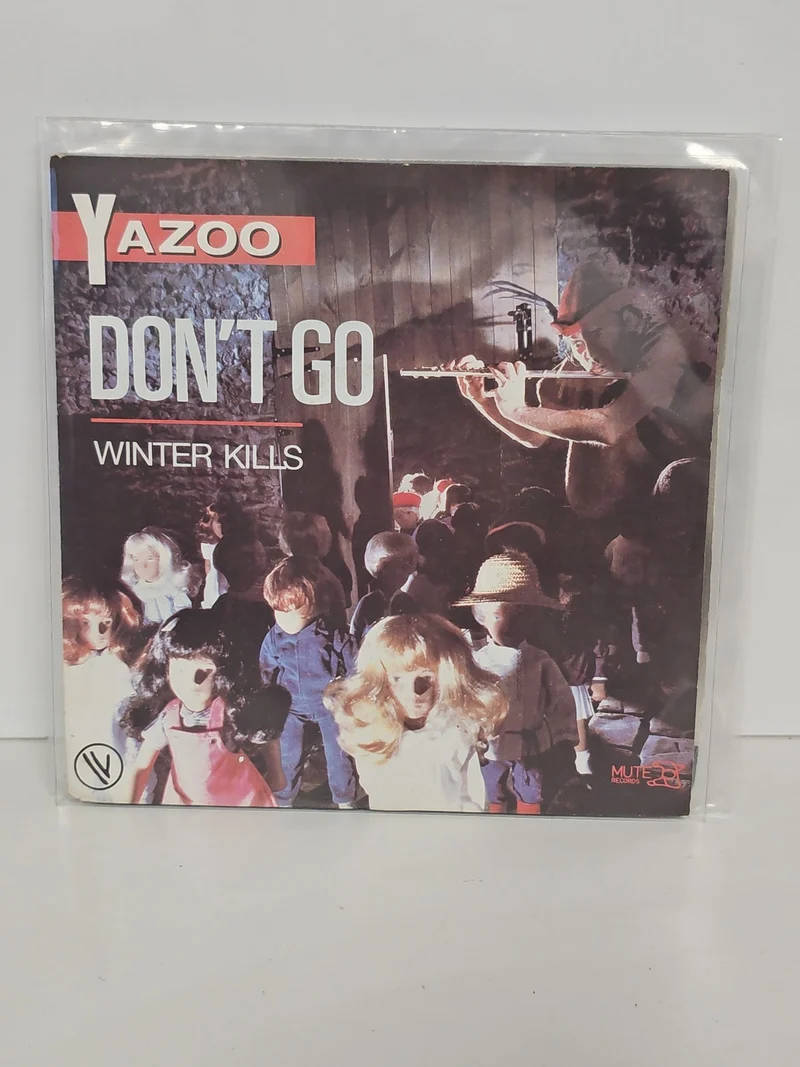 Vintage 45T ancien disque vinyle Yazoo Don't Go rétro pop années 80 collection