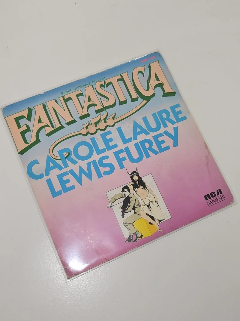 Vinyle 45 tours ancien rétro Fantastica vintage, très bon état, collection