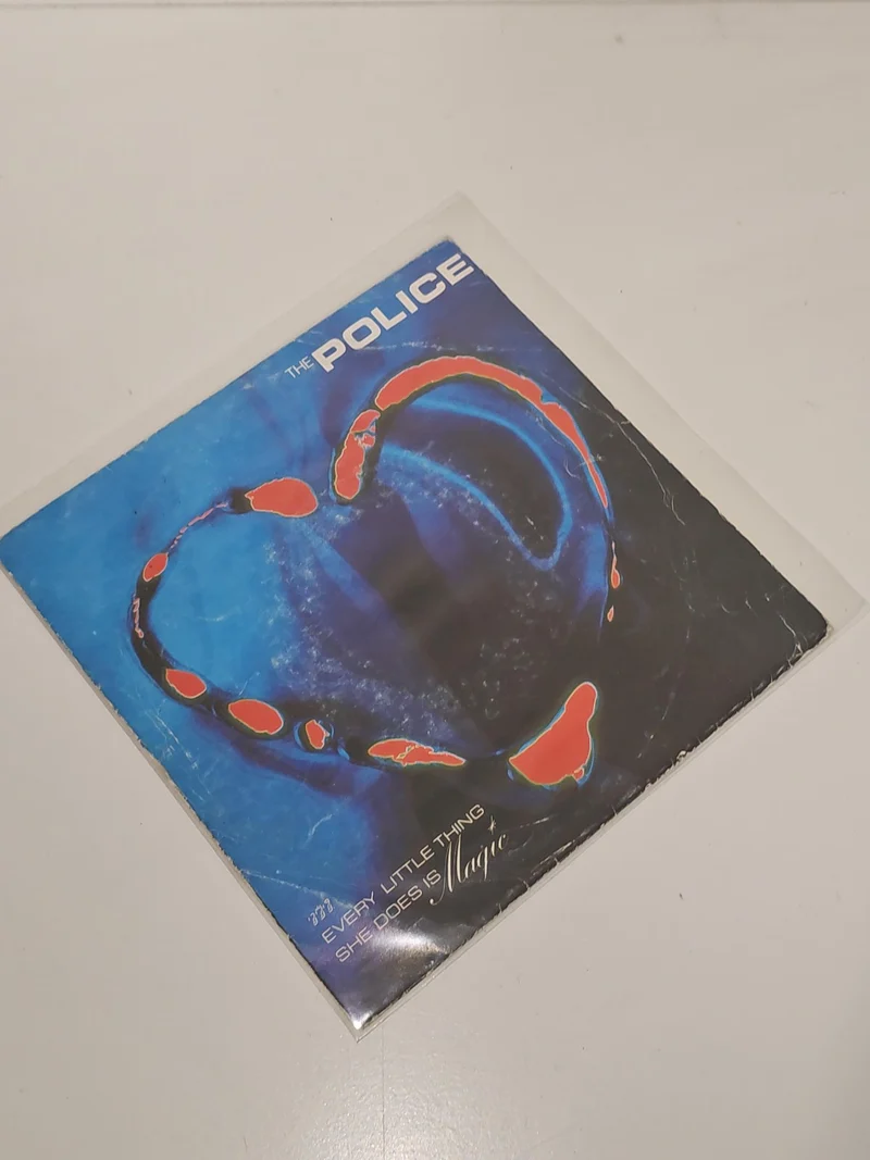 Vintage 45 tours The Police ancien disque vinyle rétro collection très bon état