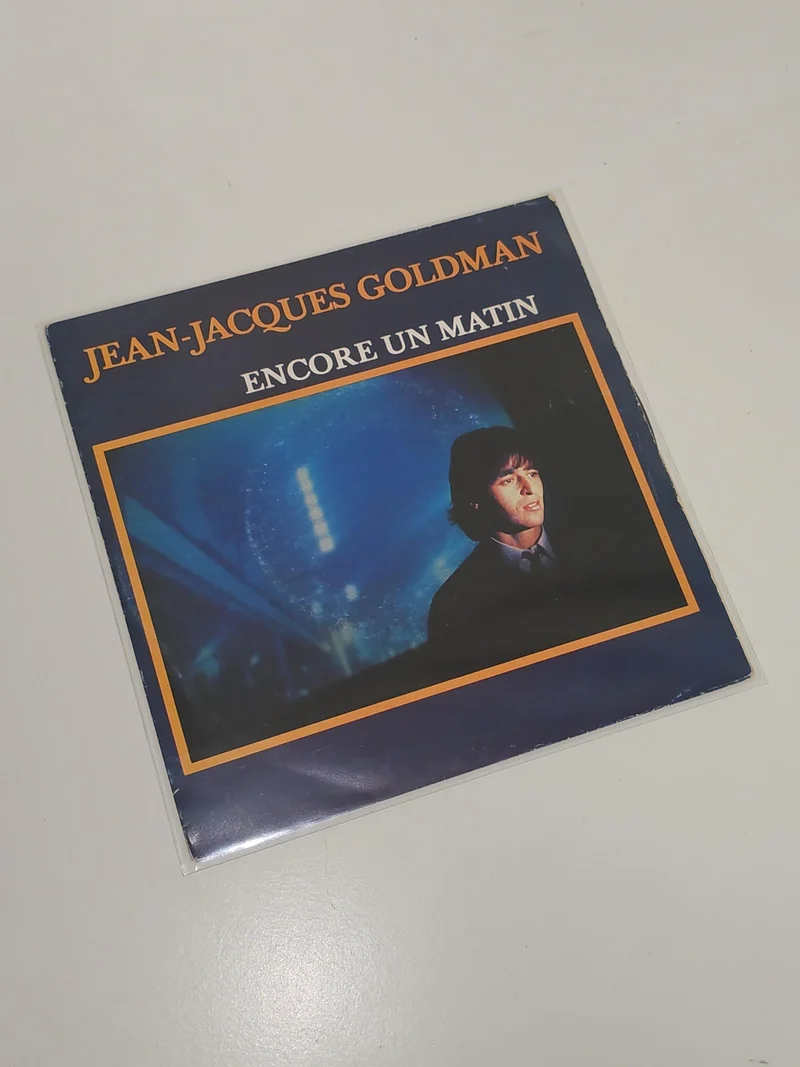 Vinyle 45 tours ancien Jean-Jacques Goldman rétro, vintage, très bon état collec
