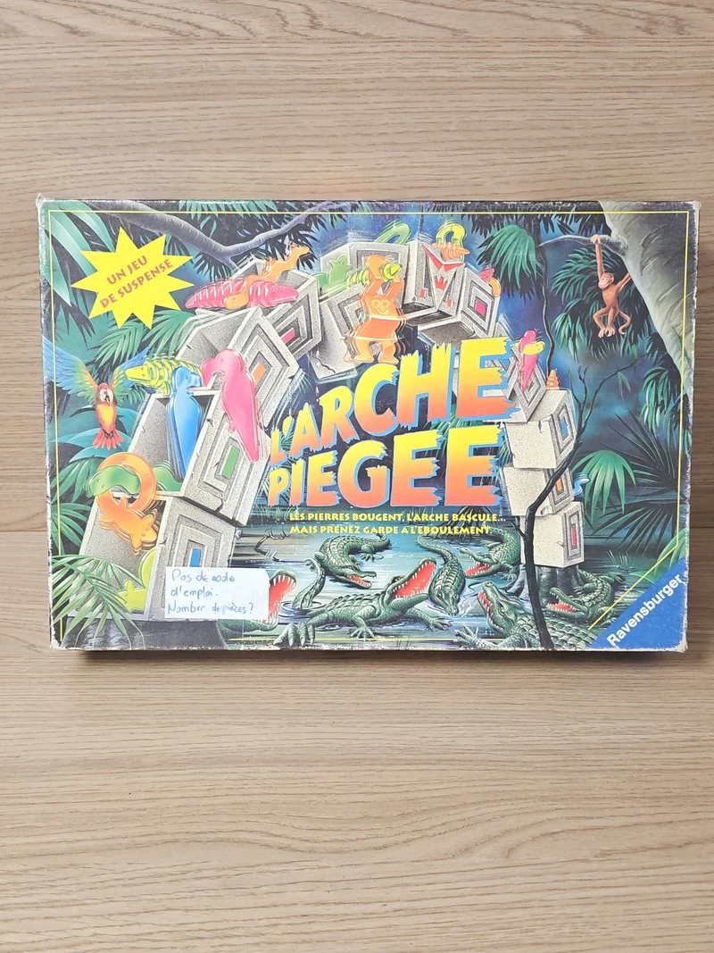 Jeu de société L'Arche Piégée Ravensburger occasion, completude non garantie