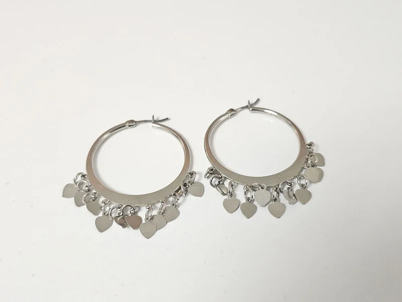 Paire de boucles d?oreilles rétro vintage, fantaisie ancienne pour collectionneu