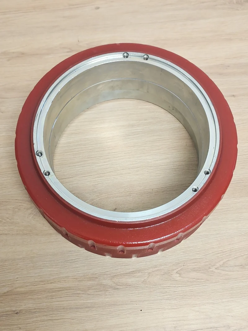 Roue Pyu 250x90 rouge pour Tennant TN 9011048 8004107 pièce d'origine occasion