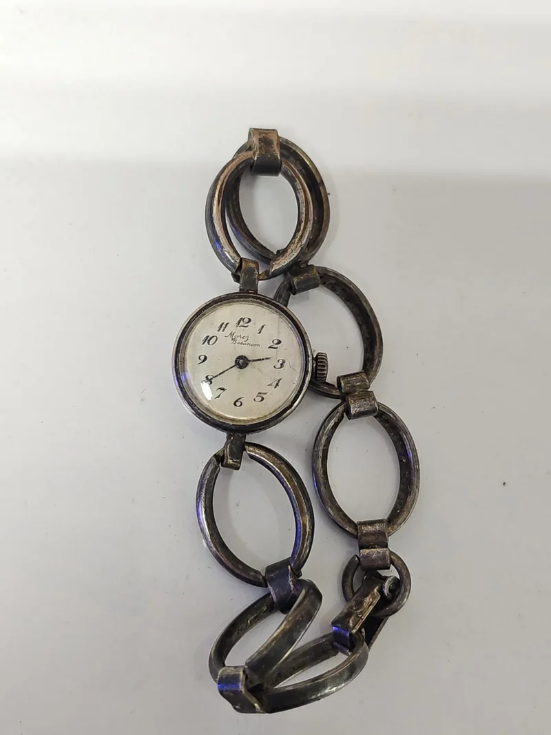 Montre ancienne femme Morez Besancon rétro fonctionnelle, montre-bracelet collec