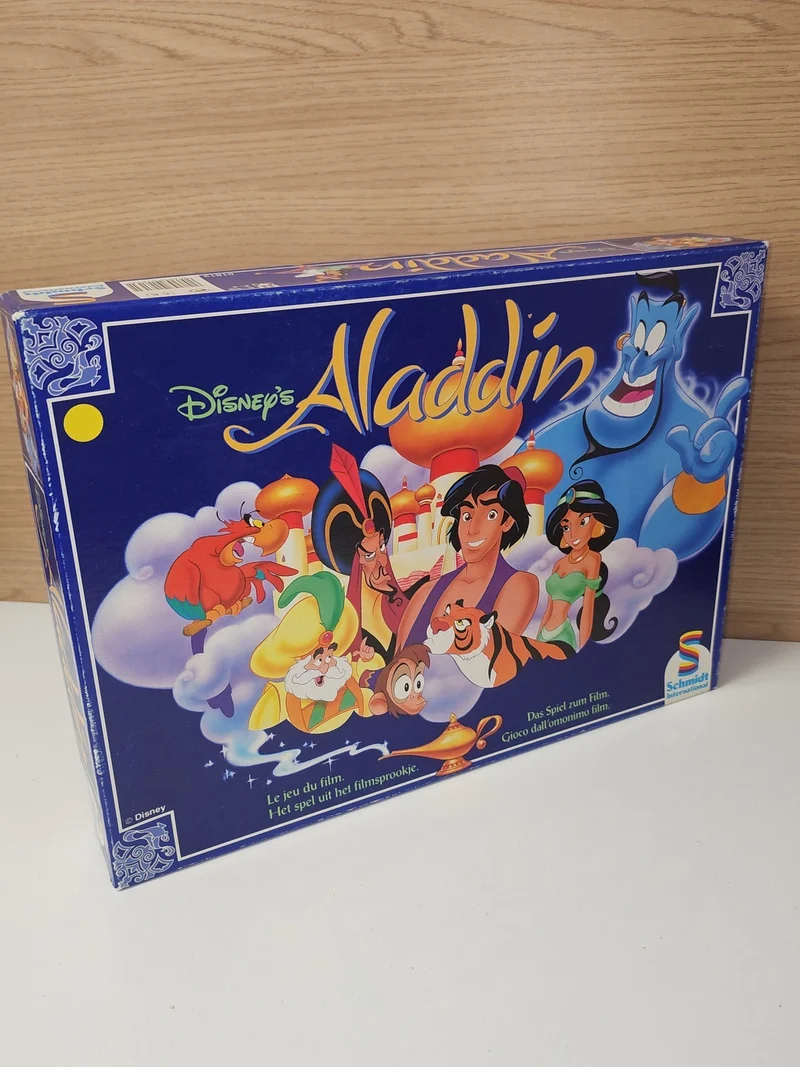 Jeu de société rétro Le Film d?Aladdin ancien édition vintage collector Disney