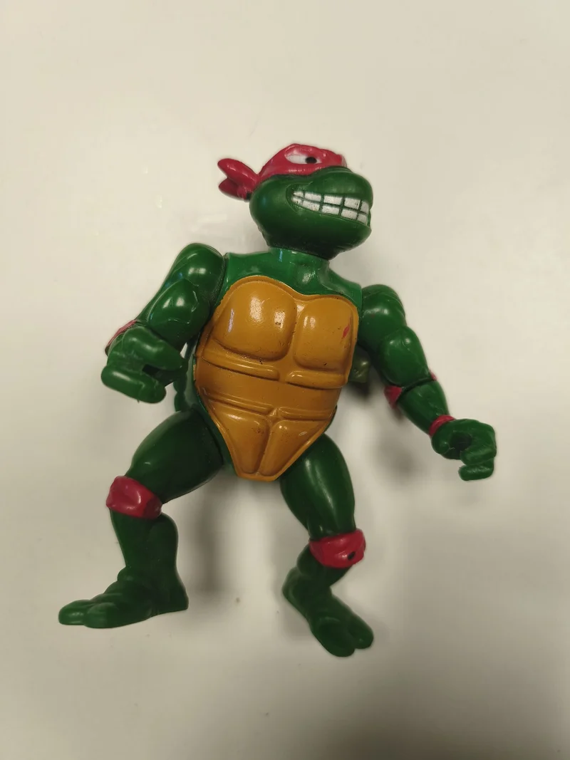 Figurine Tortue Ninja rétro ancienne TMNT pour collectionneur d?objets vintage