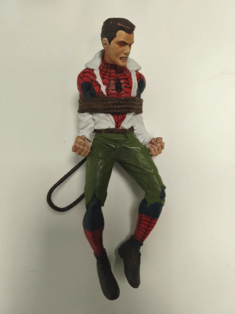 Figurine articulée Marvel Diamond Select 2004 Gobelin Vert Peter Parker Spiderma